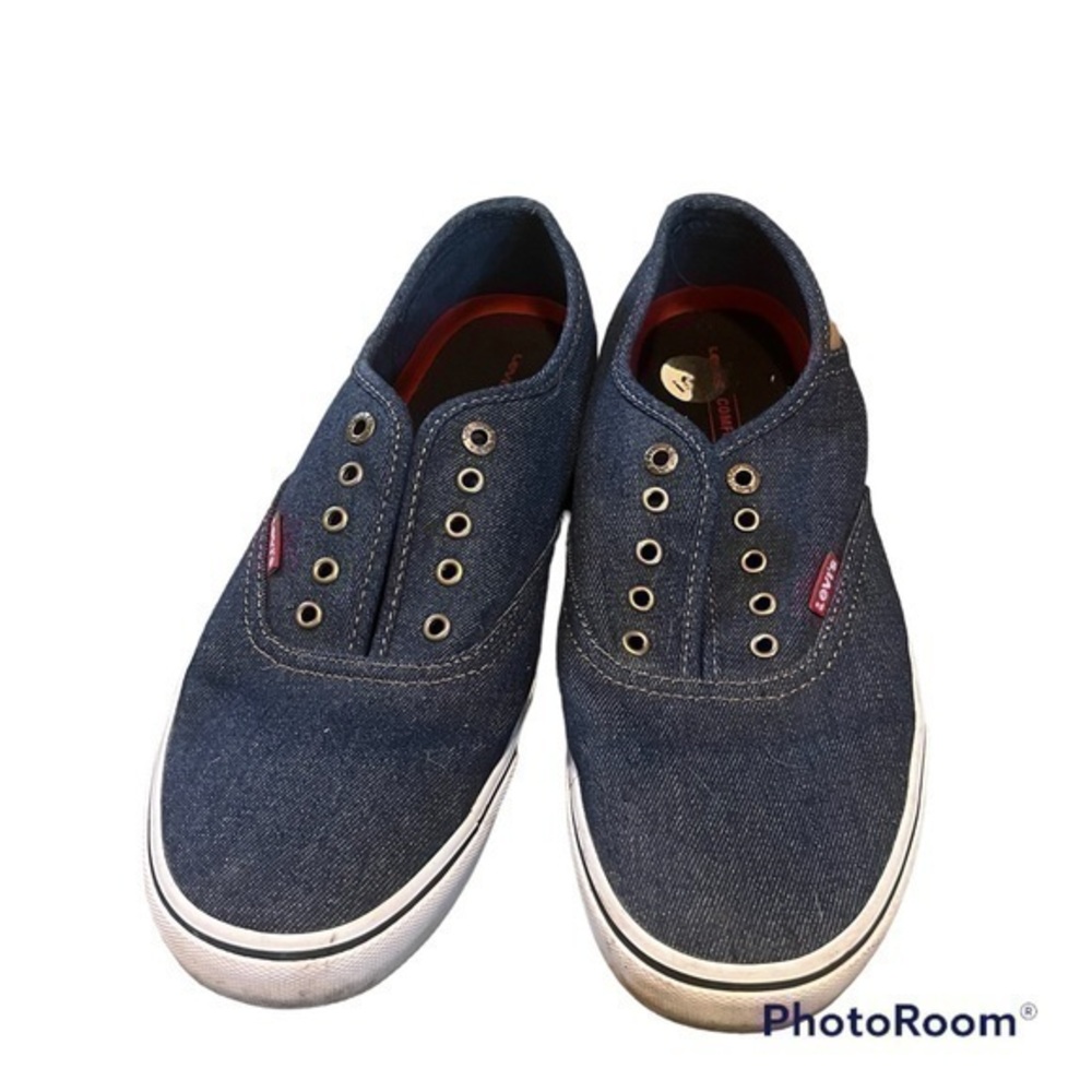 Men’s Levi’s denim slide on sneakers shoes